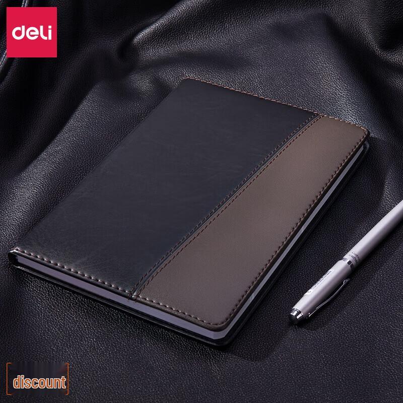 Deli 7910 16K Кожаный блокнот для деловых встреч