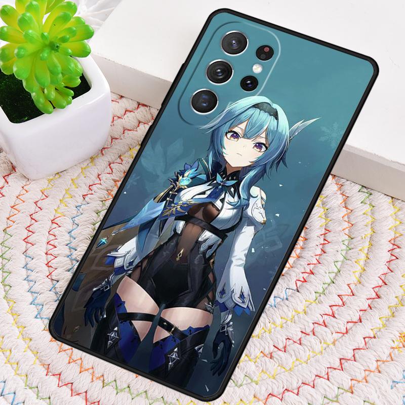 Genshin Impact Eula Игровой силиконовый чехол для телефона для Samsung Galaxy note 10 pro S26 S25 S24 S23 S22 S21 Plus S25Ultra Capa Cover