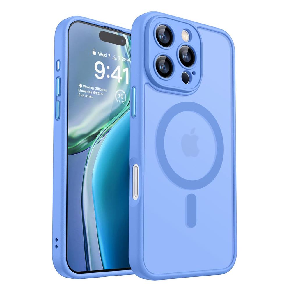 Matte Translucent Case For 17 16E 16 15 14 13 12 11 Pro Max Plus IPhone16 For Magsafe Mag Safe Wireless Charge Back Cover