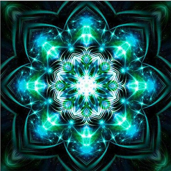 5d алмазная живопись Религиозная Мандала DIY Алмазная вышивка крестиком цветок домашний декор искусство рукоделие