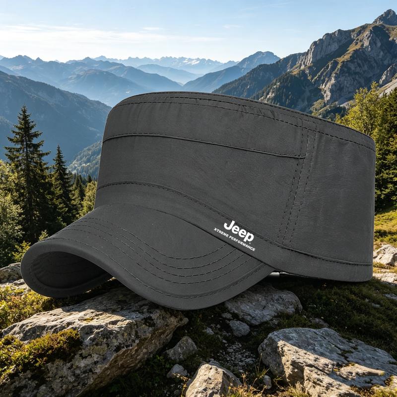 JEEP Men's Casual Flat-Top Outdoor Sun Hat