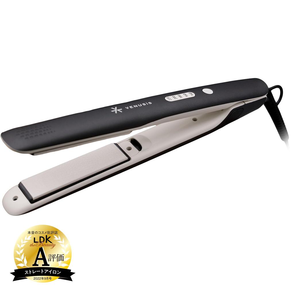 VENUSiS Negative Ion Hair Straight Iron White VAS-8200E