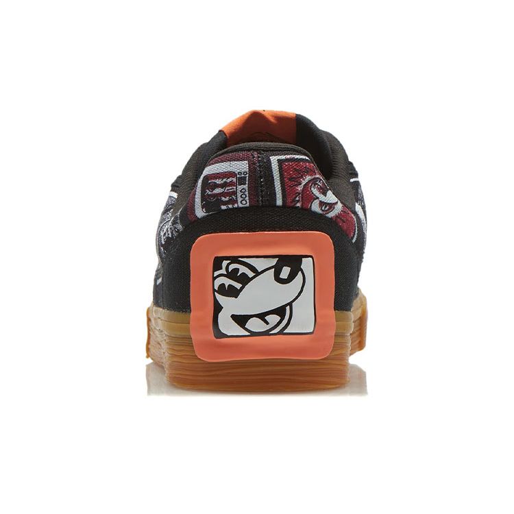 Disney X Li Ning 50/50 Keith Haring Retro универсальные повседневные нескользящие прочные низкие кроссовки для скейтбординга мужские кроссовки черные AECR049-2