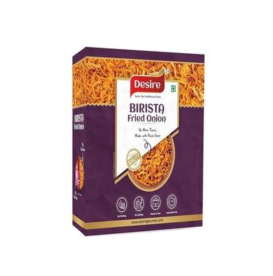 Лук жареный Desire Gold 400 г | Хлопья | Бириста | Жареный лук для Бирьяни, соусов, индийских карри