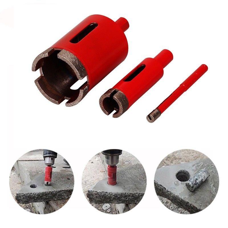 Алмазные буровые коронки, напаянные в вакууме, отличаются долговечностью**