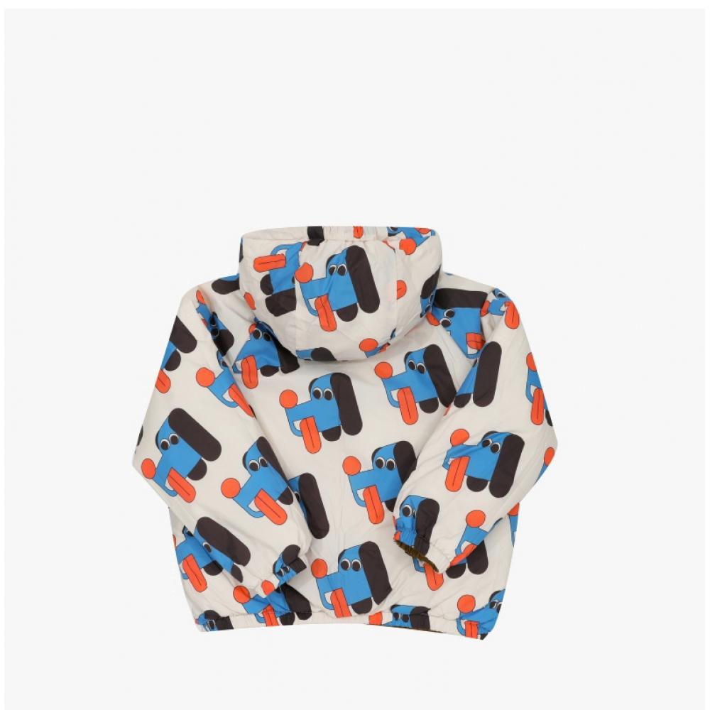 Bobo Choses Doggie Mate Двусторонняя куртка-анорак для детей B225ac118