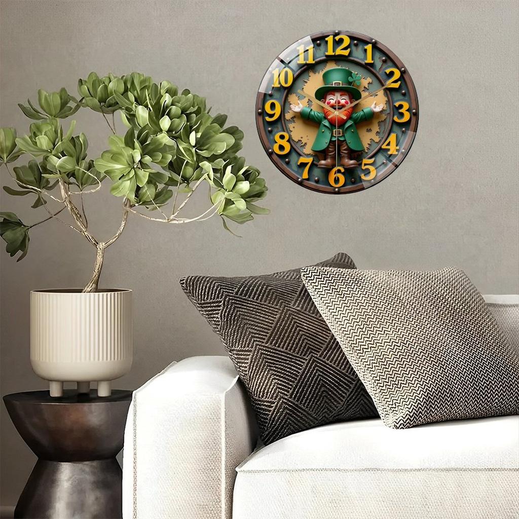 12 Inch Round Wall Clock Manufactured to International Quality and Safety Standards