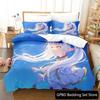 3D Print Anime Frieren Comfortable Duvet Quilt Cover Pillowcase Bedding Set Children Bedroom Decoration Home Textile