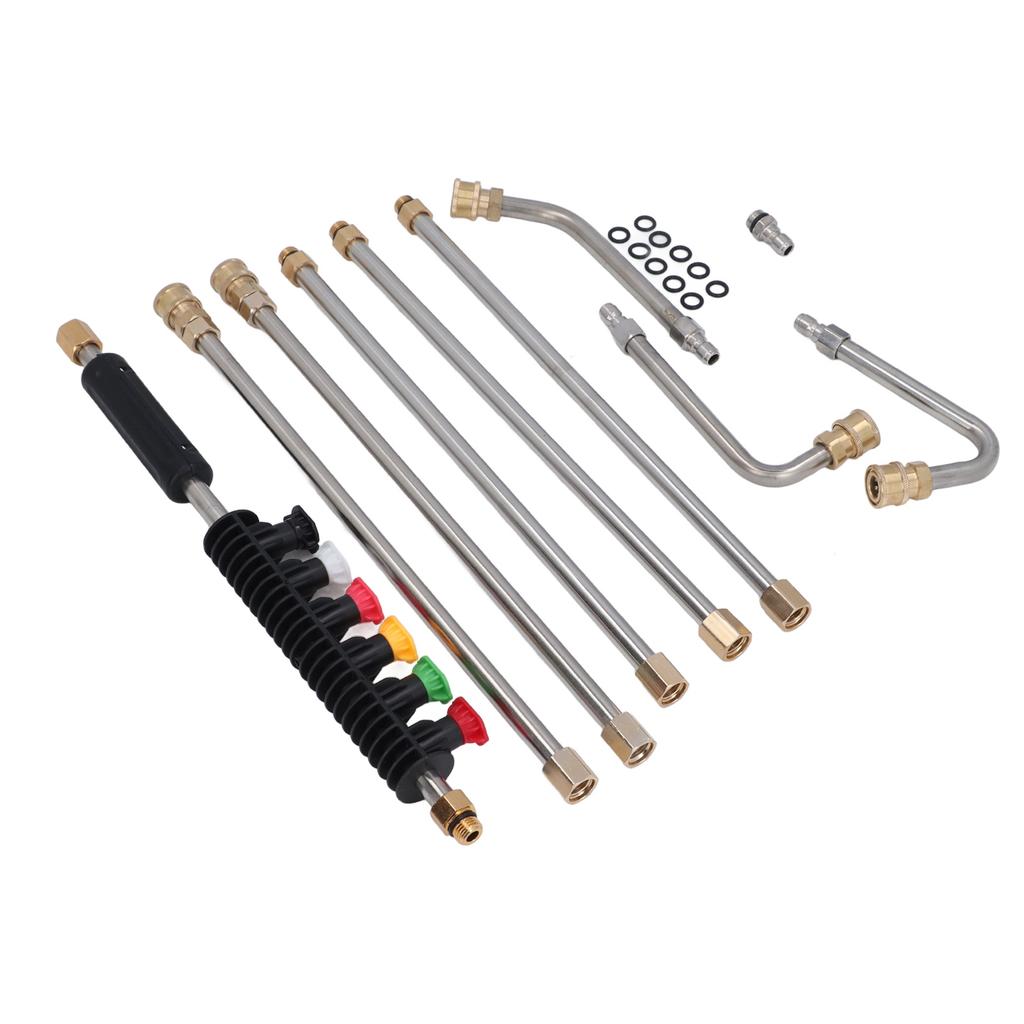 Удлинитель для мойки высокого давления, удлинитель для мойки из нержавеющей стали с 6 насадками