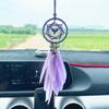 Mini Feather Mirror Hanging Pendant Dream Catcher Car Pendant Accessory Interior for Girls Home Decor Lucky Car Home Ornament