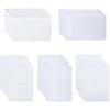 A5 PVC Binder Pockets Set, 12 Pcs A5 Size Zipper Pouch & Binder Pockets for 6 Ring Binder, Waterproof PVC Pouch, Document & Cash Organization for