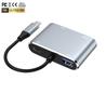 4In1 USB C Type C to 4 Ports 4K HDMI USB 3.0 VGA USB PD65W Aluminum Alloy HUB Docking to Computer Transfer Data Adapter hdmi Hub