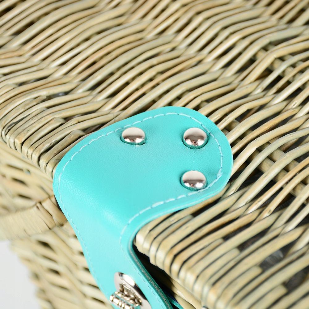 Wicker basket picnic basket woven gift garden date we close