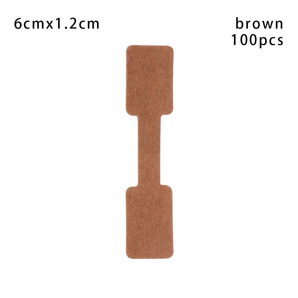 Paper Blank Card Self-adhesive Stickers Bracelet Hangtags Necklace Ring Tags Jewelry Price Labels