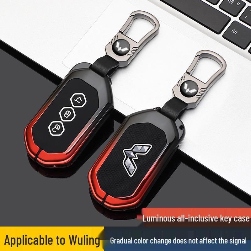 2020 Wuling Victory Key Case: Smart Remote Metal Cover with Full Wrap Protection and Buckle