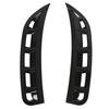 Pair Front Bumper Side Air Vent Spoiler Wind Knife Gloss Black Replacement for Mercedes Benz GLE Class 2019+