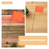 50pcs Reusable Marking Flags Durable Sprinkler Flags PVC Lawn Marking Flags  Garden