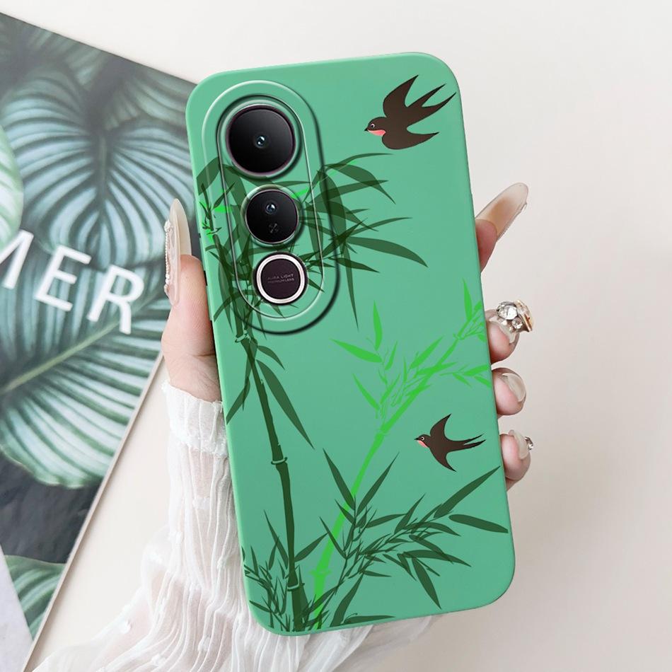 For Vivo V50 Lite Elegant Butterfly Floral Printed Phone Case For Vivo V50 V 50 V50lite Soft Silicone Shockproof Cases Bumpers