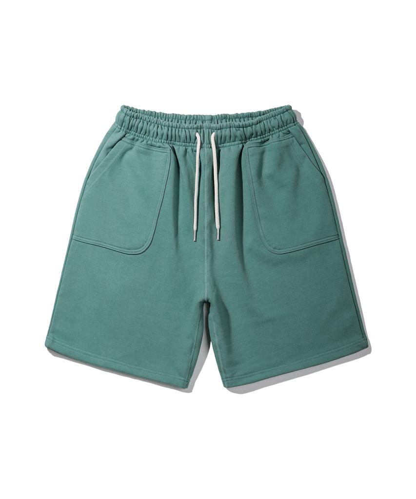 BAKKEN Smile Embroidered Logo Shorts Bk2985_Green