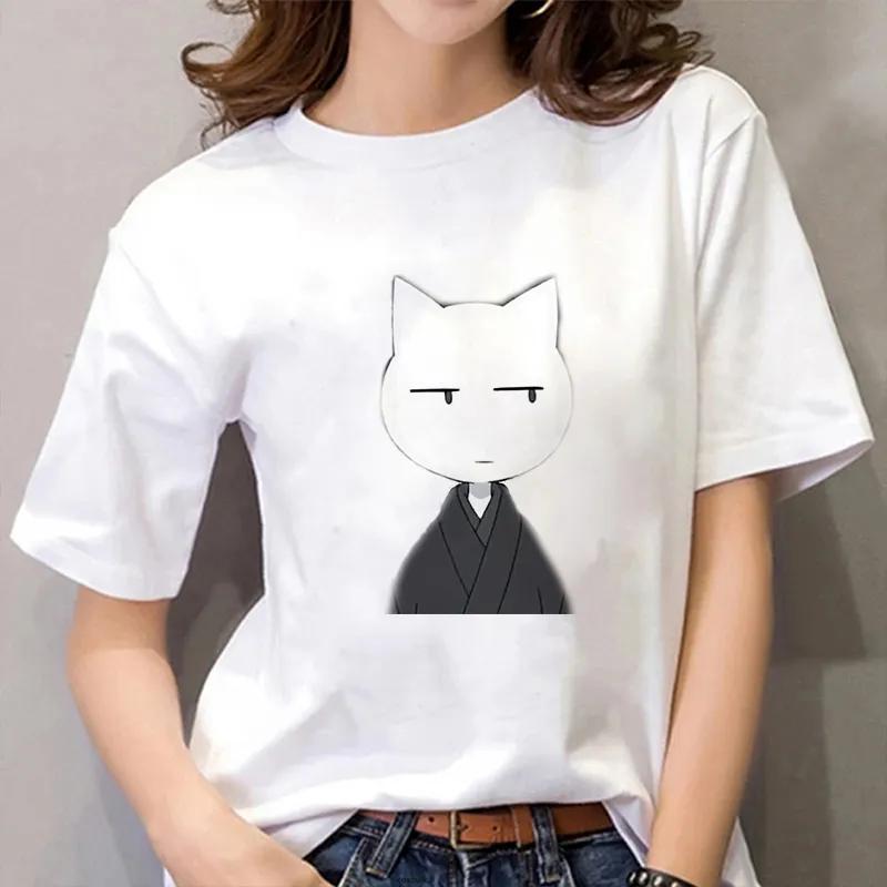 2021 японское аниме Томоэ и Нанами футболка с рисунком женские футболки Kawaii Fox летняя повседневная футболка с принтом манги