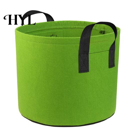 Indoor Plant Container 5 Gallon Grow Bag Non-woven Fabric Planting with Handles Space-saving Holder Breathable Garden Pot for Outdoor Vegetables