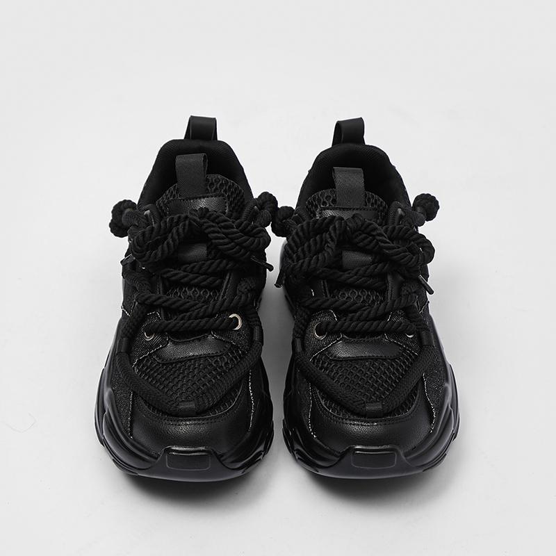 INS Hot Sales Men's Chunky Running Shoes for Women Trend Platform Sneakers Men Mesh Breathable Jogging Sports Walking Shoes Male