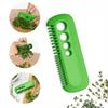 1Pack Herb Stripper Tool Set, Plastic Leaf Remover for Kale, Thyme, Basil, Rosemary - Easy Grip Kitchen Gadgets for Leafy Greens.