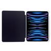 Чехол для планшета для iPad Pro 12.9 (2022)/(2021)/(2020)/(2018) Подставка с Y-образным сгибом Блестящая кожа ТПУ Акриловая Прозрачная крышка