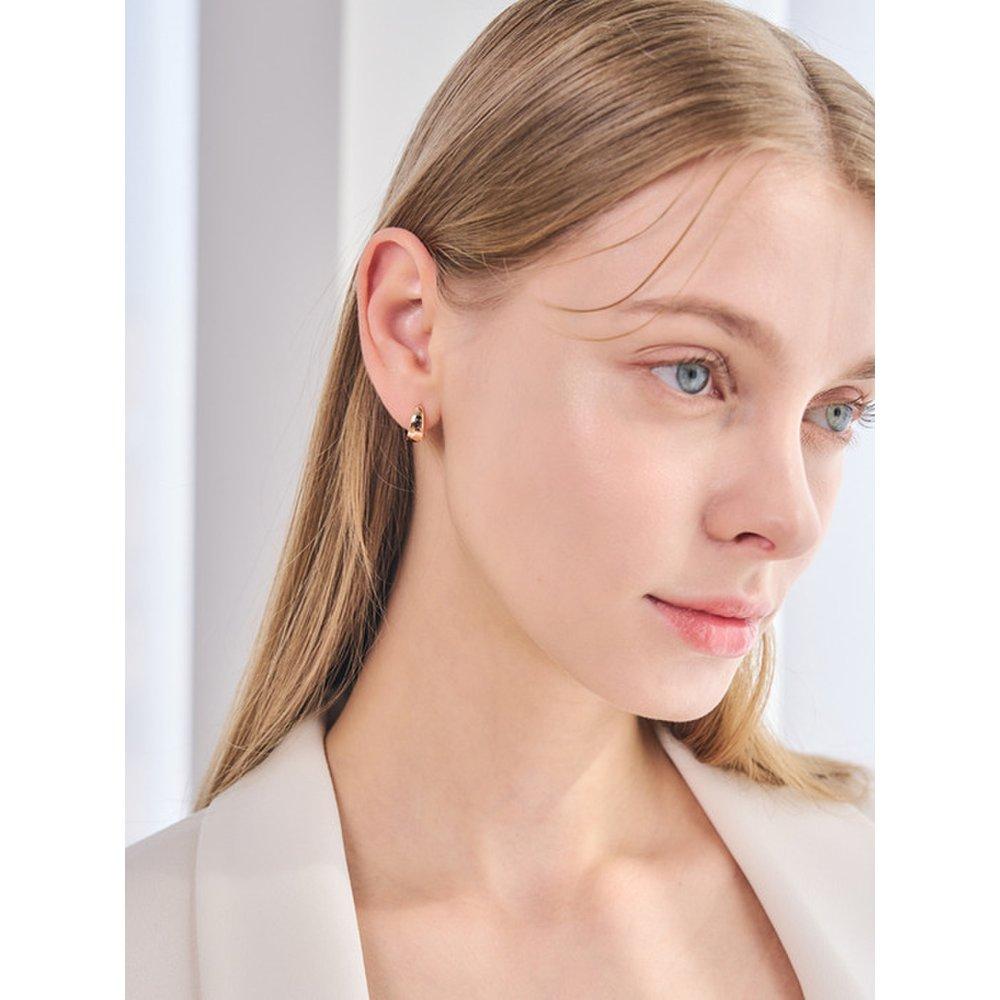 Daily One-Touch Ring Earrings (Goldplated) Elgpee487