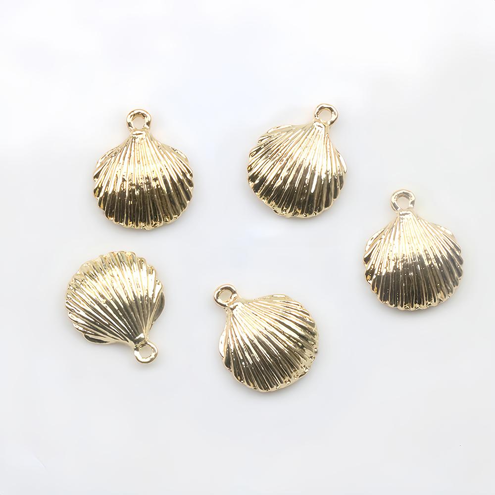 10pcs Zinc Alloy Starfish Charms Shell Pendant Necklace Bracelet Earrings Accessories for DIY Charming Jewelry Findings Making