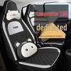 Leapmotor T03 Universal Cartoon Linen Car Seat Cover Set, Full Surround, Four Seasons.