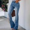 High Waist Stretch Micro Flare Jeans Women's Pants