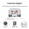 Беспроводной Bluetooth-спикерфон для конференций Easy Vision YSX-Q7 (Китайская версия)