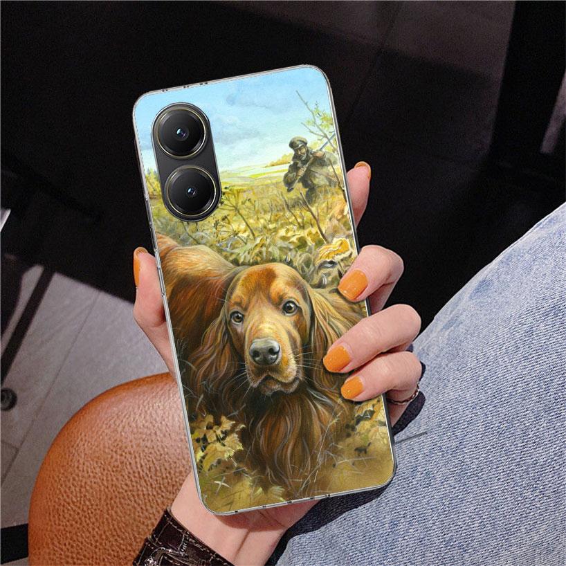 Hunter Dog Hunting Phnoe Case for Xiaomi Poco X5 X6 X7 Pro X4 Gt F7 Ultra M8 M7 Redmi 15C 15 13C 13 12C 12 Unique Cover Coque Po