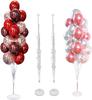 RINHAPI Balloon Sticks Set of 2 Balloon Stand 19 Balloons Balloon Stand Decoration