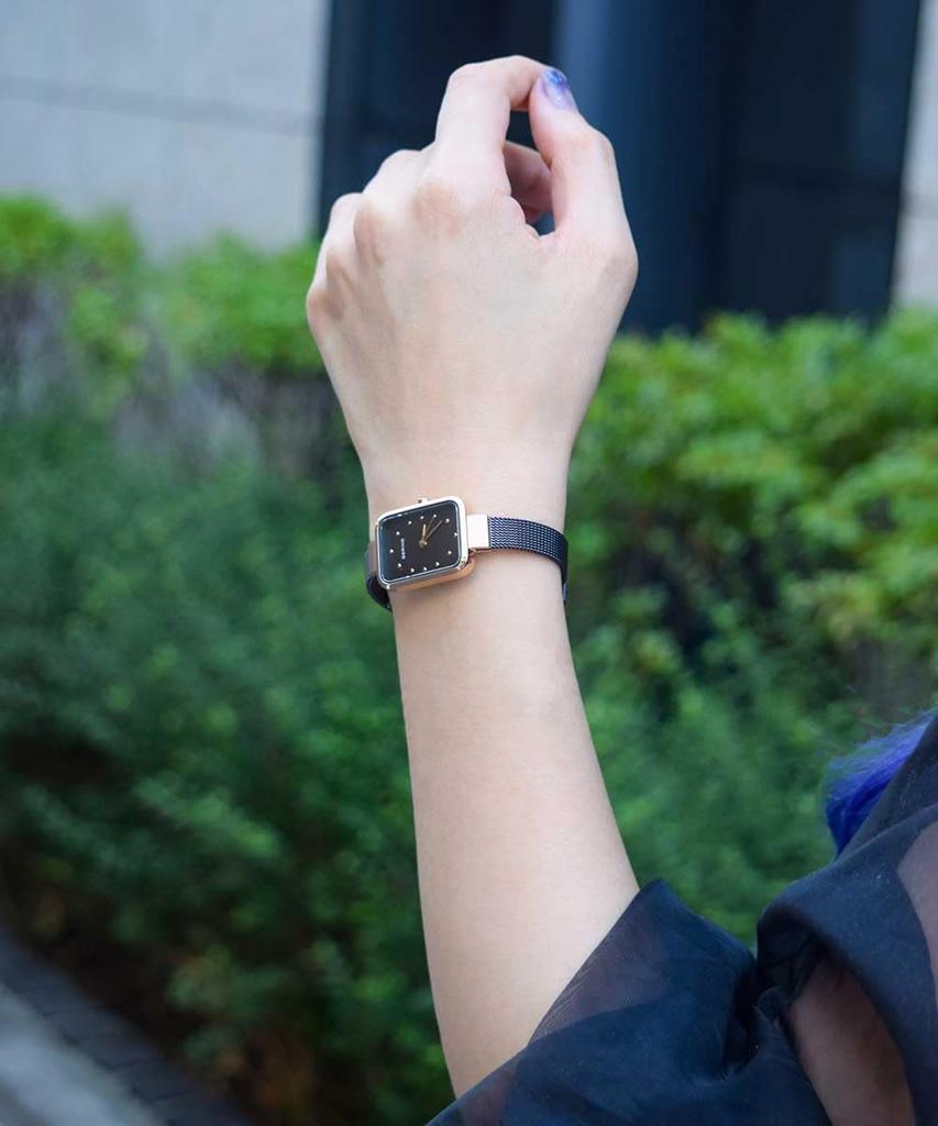 Импортные простые часы BERING Nordic Danish Design и сапфировое стекло, подарочный подарок, японская лимитированная классическая коллекция Petit, сетчатый ремень из нержавеющей стали