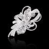 Lady Brooch Rhinestone Anti-slip Shouder Bag Suit Coat Collar Hat Scarf Sweater Pin Party