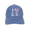 Кепка MIYHOO I Love Ex (Стирка джинсов)