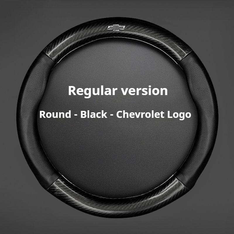 Для автомобиля Chevrolet Чехол на руль Углепластик вентилируемый Кожа Подходит для Cruze Captiva Lacetti Aveo Niva Spark Sonic Trax Camaro