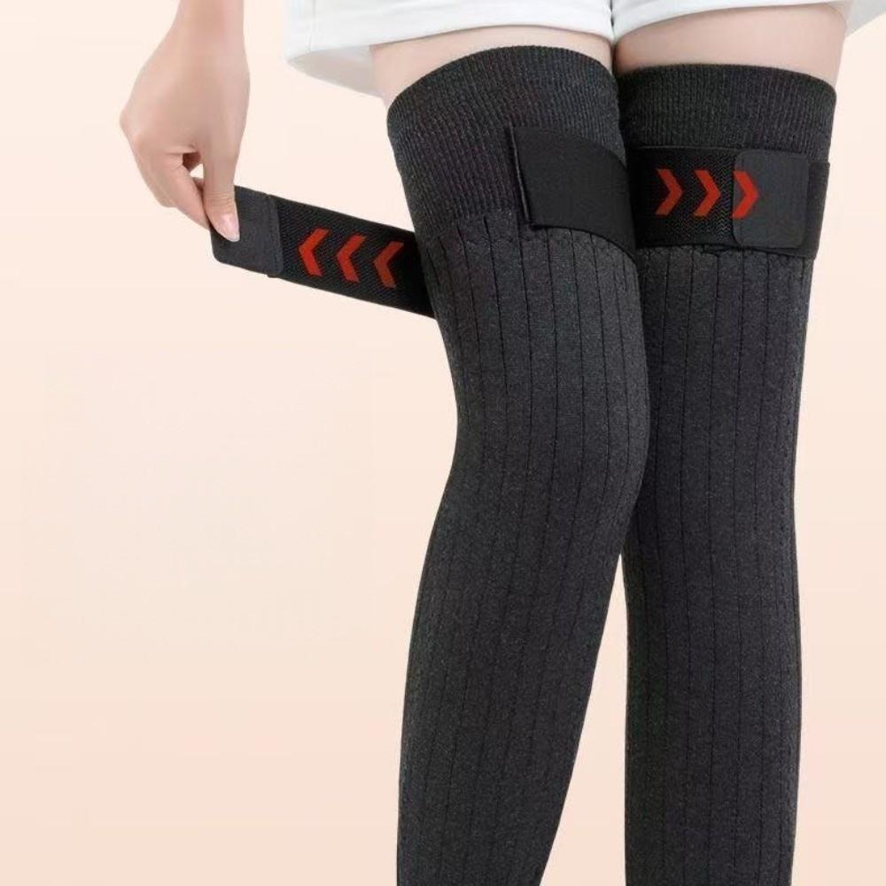 Windproof Thick Knee Protector Elastic Thermal Leg Warmers Winter Knee Cover Sport Accessories