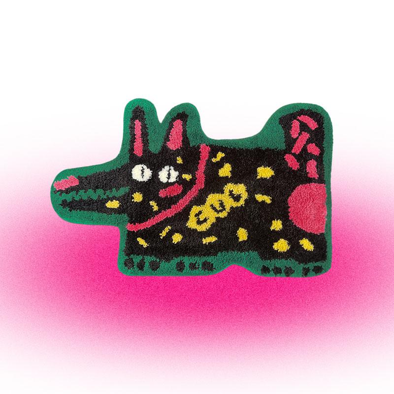 Tufting Animal Bathmat Soft Bathroom Door Mat Fluffy Rug Bedroom Foot Carpet Floor Safety Pet Pad Aesthetic Home Room Decor
