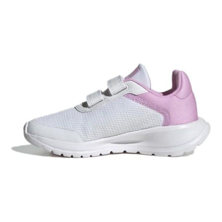 adidas Tensaurrun 2.0 Универсальные Удобные Амортизирующие Прочные Низкие Детские Кроссовки для Бега Детские Кроссовки Белый Фиолетовый Синий IG1240