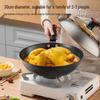 COOKER KING Чугунный вок без покрытия 34 см