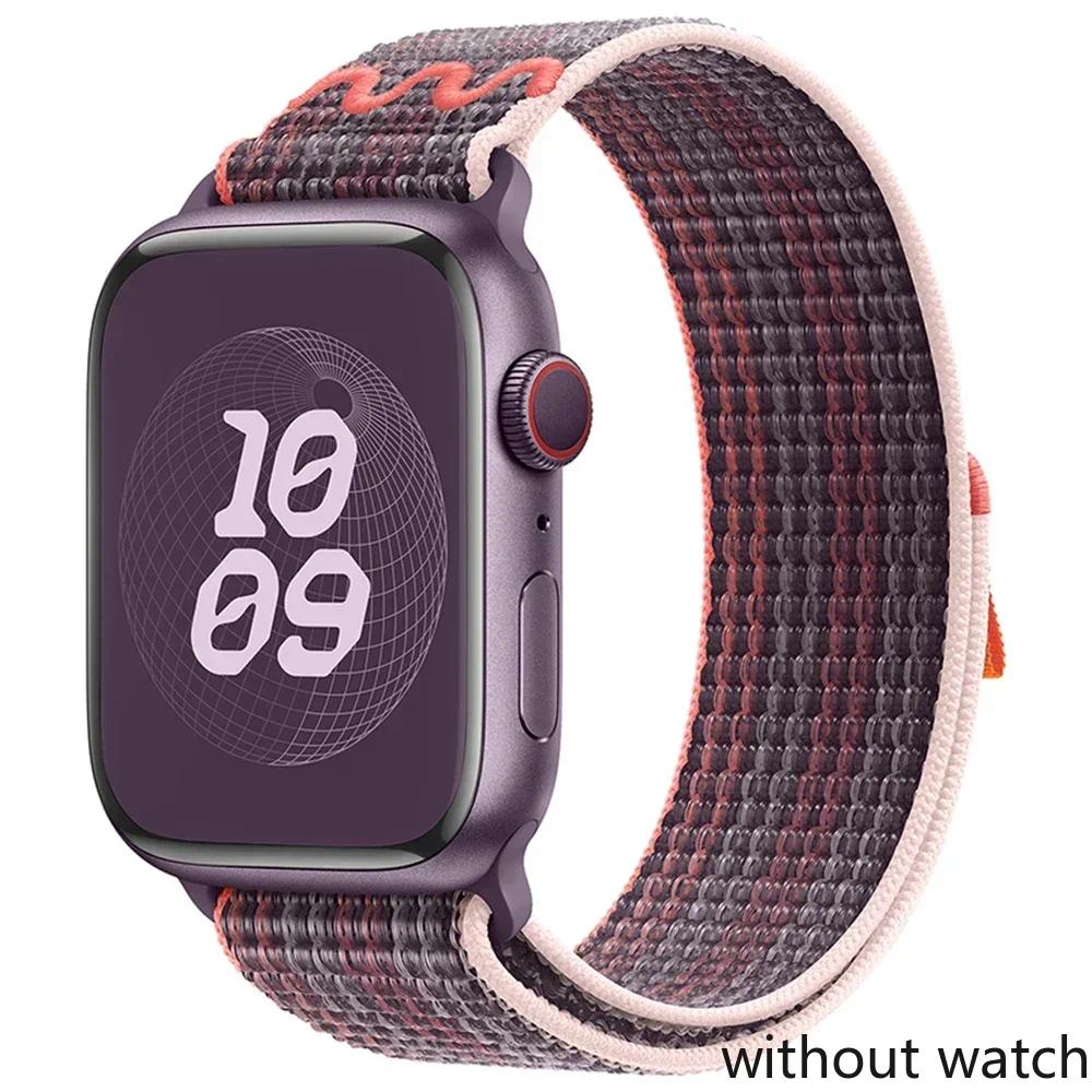 Нейлоновый спортивный ремешок для Apple Watch Ultra3 49 мм S11 42/46 мм S10 9 8 7 6 5 4 3 Браслет-петля для iWatch Series SE3 Ultra 2 46 мм 45 м