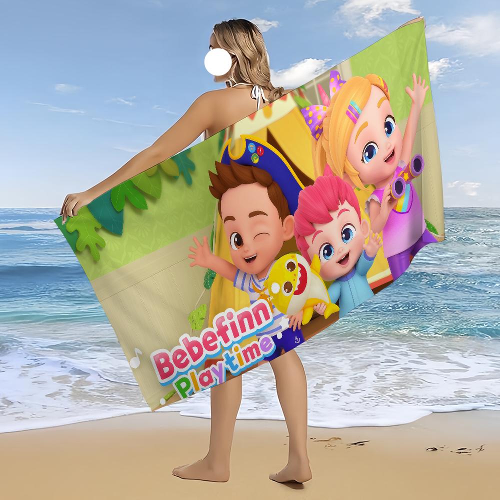 Towel Beach Cartoon B-BebefinnS-ES Bath Cute Quick-Drying Lightweight Portable Sauna Camping Swim Pool Travel