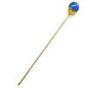 Sea Drop Kanzashi Glass Glass Yonaguni Hair Accessory for and Other Traditional Japanese Clothing Hairpin, Glow-in-the-dark Bead, Blue, 14mm,