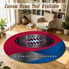 Round Rug Custom NameBayern Munich Pattern Non Slip Carpet Home Floor Decor