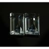 16.32 Ct Natural White Ceylon Sapphire   Emerald Cut Pair Loose Gemstone