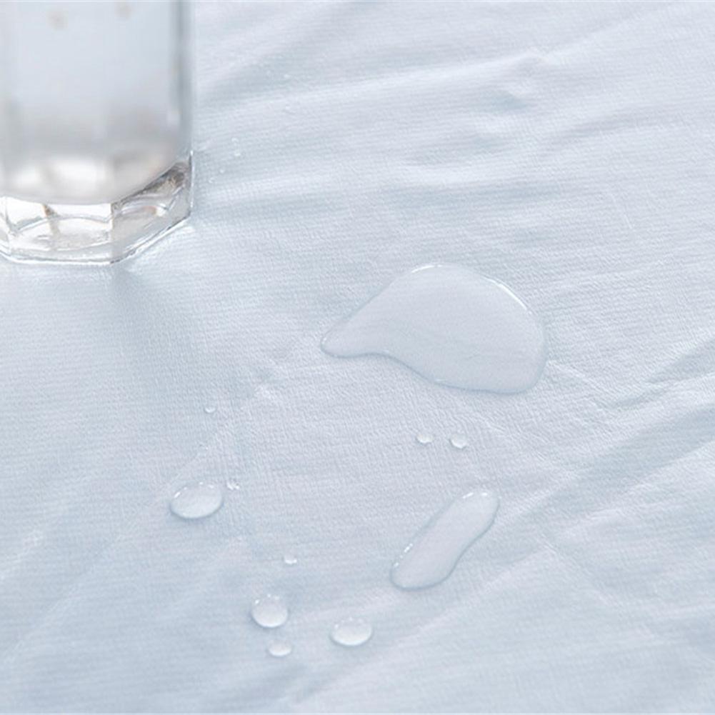 Waterproof Anti Mite Mattress Pad Cover Fitted Sheet Blue 90*190+30cm