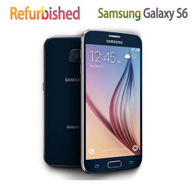 Восстановленный Оригинальный Samsung Galaxy S6 G920F 4G 5.1" 3 ГБ ОЗУ 32 ГБ ПЗУ Мобильный телефон со сканером отпечатков пальцев с одной SIM-картой